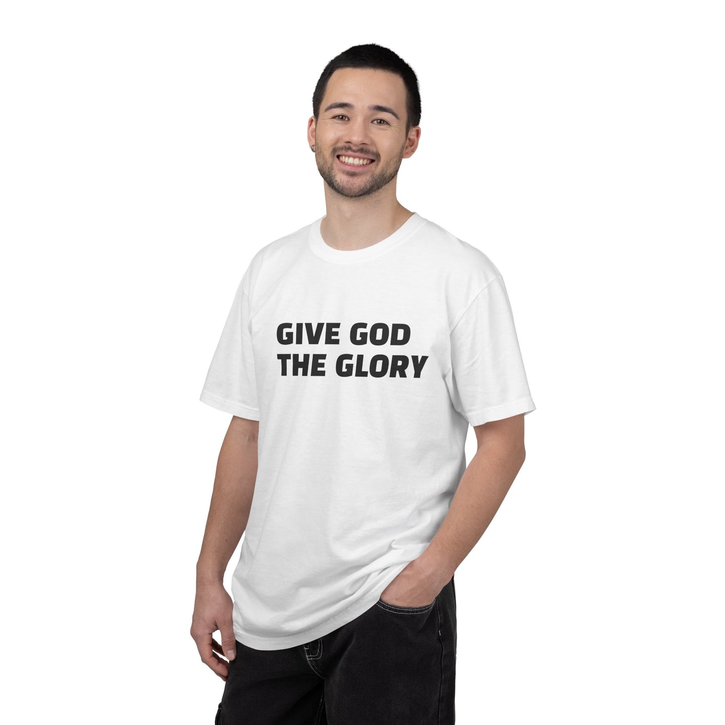 Give God the Glory T-Shirt — Christian Faith Graphic Tee