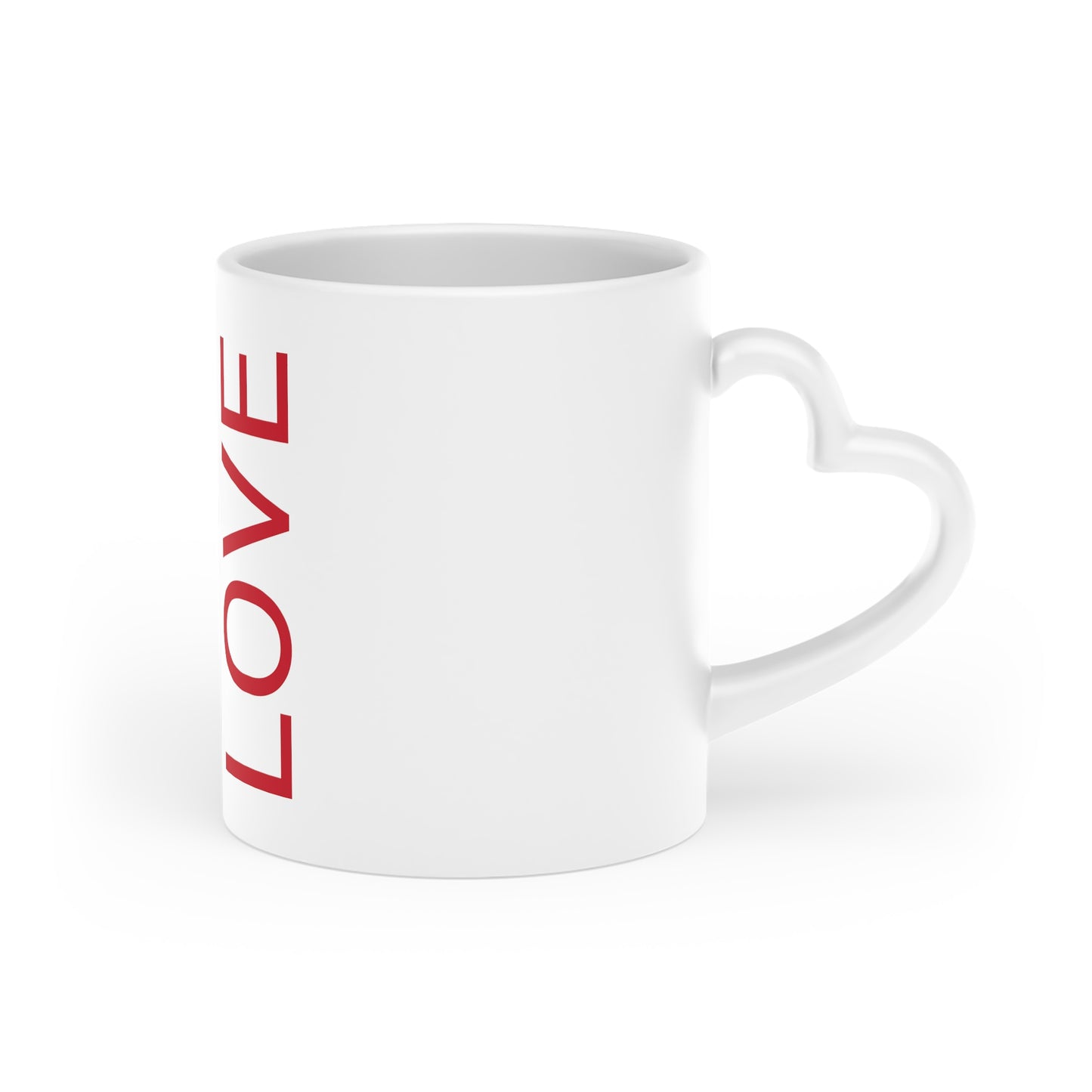 Goat Love Heart-Shaped Mug