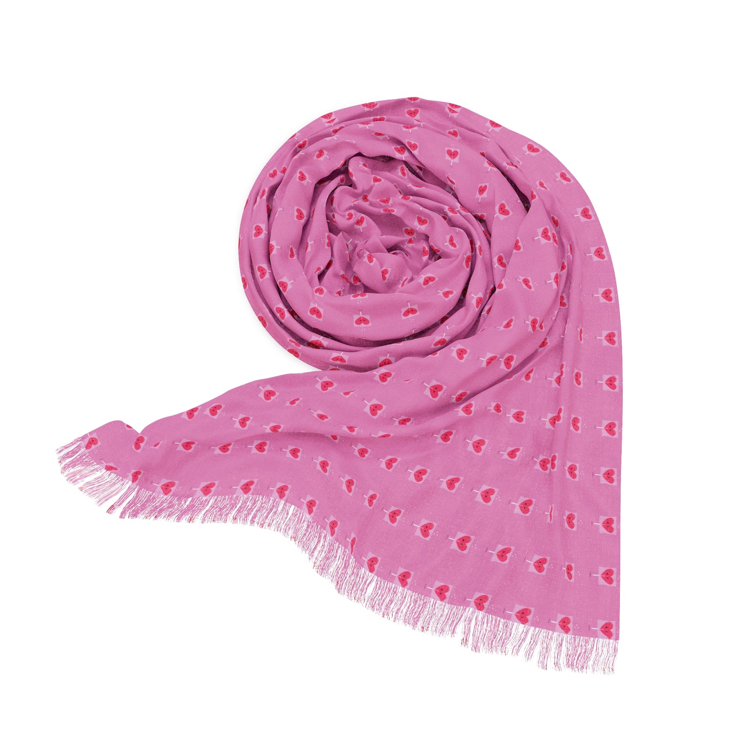 Love pink Goat Scarf