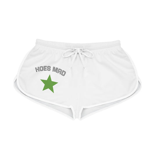 Trendy Women's Relaxed HM Shorts with Fun 'Hoes Mad' Design, Casual Summer Wear, Lounge Essentials, Beach Shorts, Gift for Friends