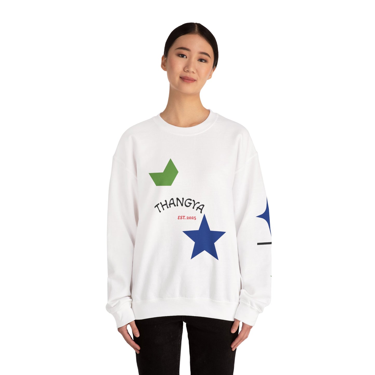 Vintage THANGYA Crewneck Sweatshirt, Unisex Heavy Blend, Cozy Casual Wear, Gift for Friends, Perfect for Everyday Style