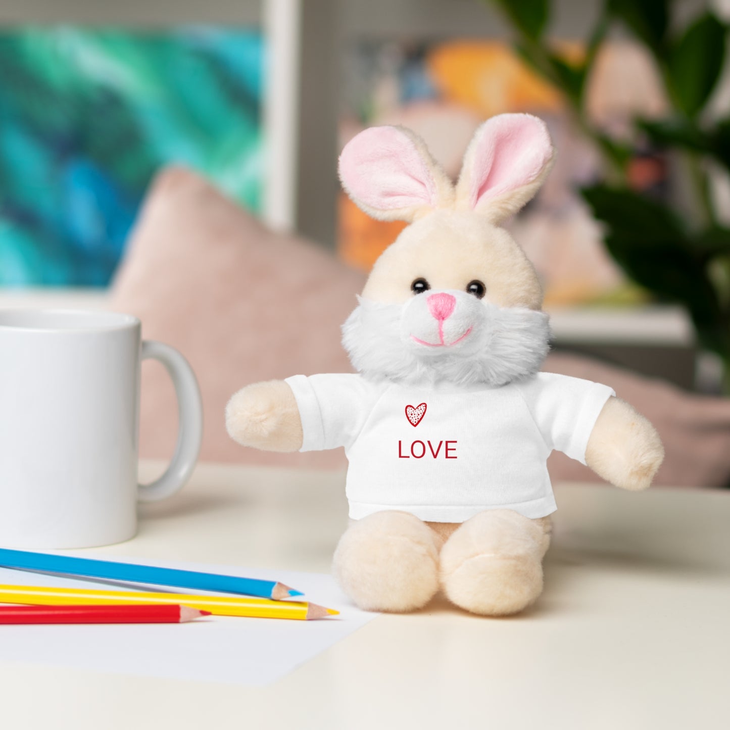 Goat Love Stuffed Animals with Tee