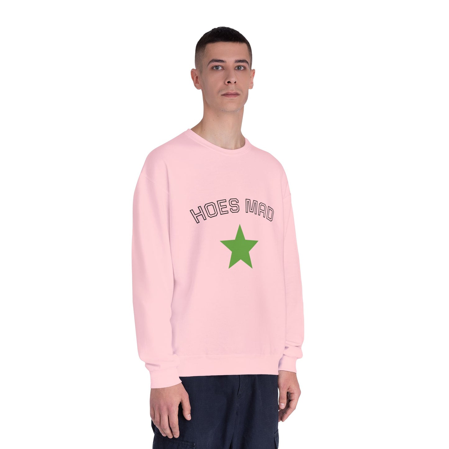 Hoes Mad Crewneck Sweatshirt for Unisex, Casual Wear, Gift for Friends, Comfortable Sweatshirt, Trendy Streetwear