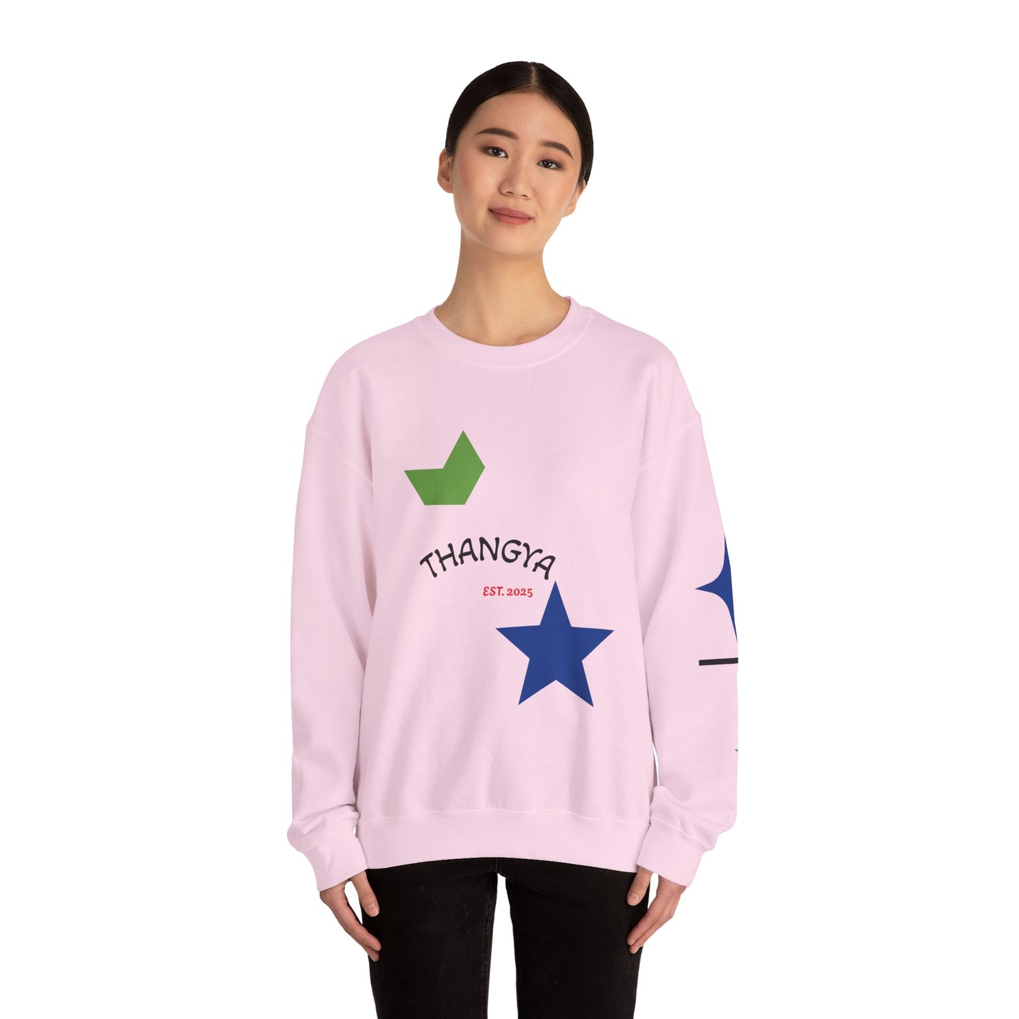 Vintage THANGYA Crewneck Sweatshirt, Unisex Heavy Blend, Cozy Casual Wear, Gift for Friends, Perfect for Everyday Style