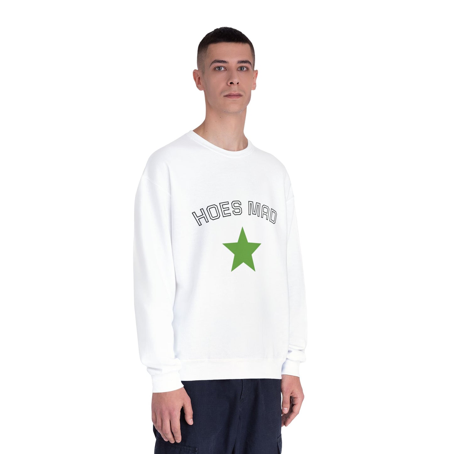 Hoes Mad Crewneck Sweatshirt for Unisex, Casual Wear, Gift for Friends, Comfortable Sweatshirt, Trendy Streetwear