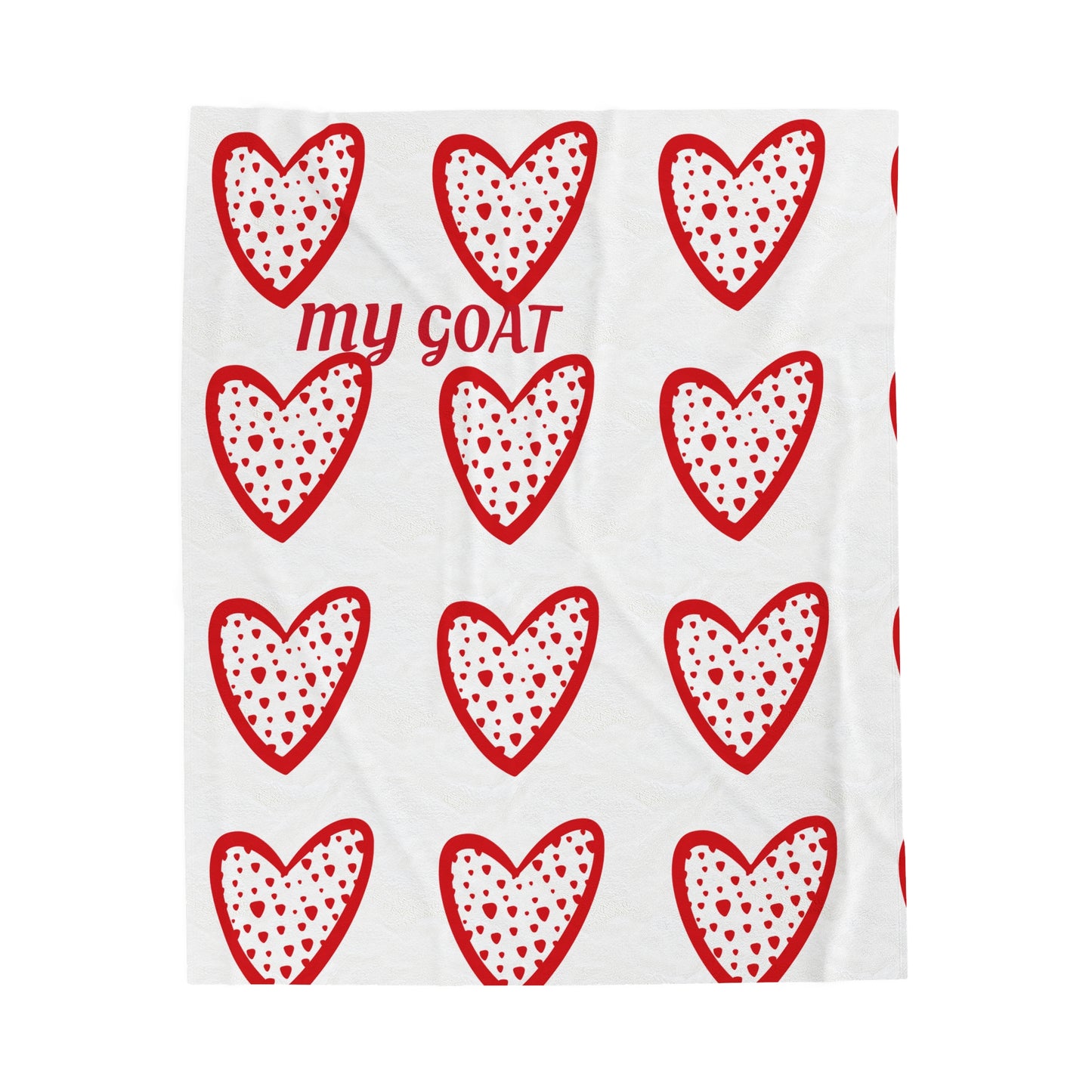 Goat Love Velveteen Plush Blanket ❤️