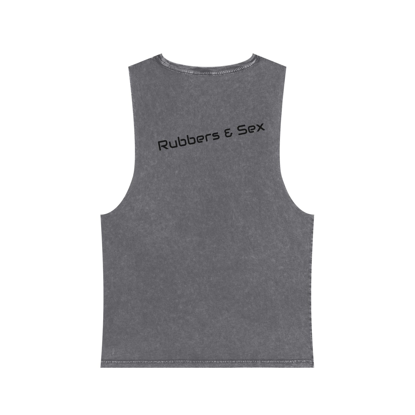 Unisex Stonewash Xxx Tank Top