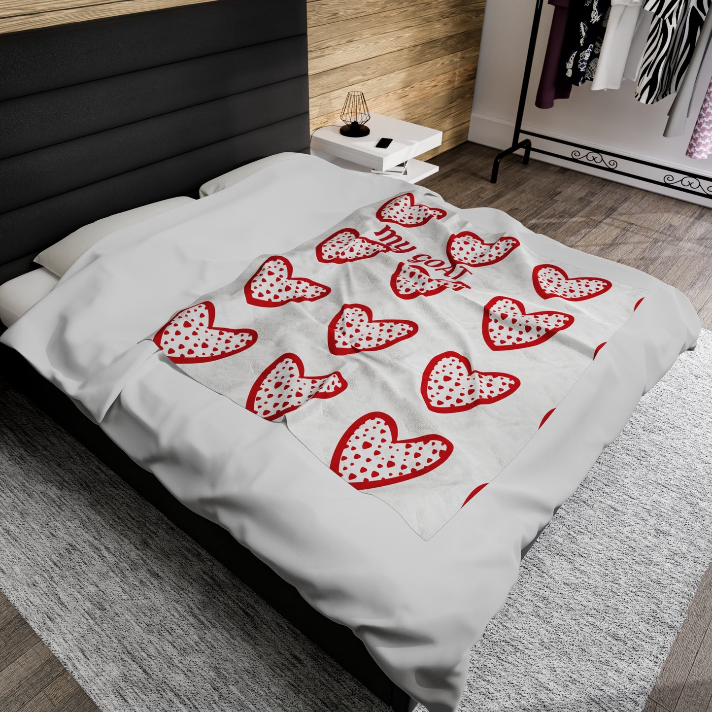 Goat Love Velveteen Plush Blanket ❤️