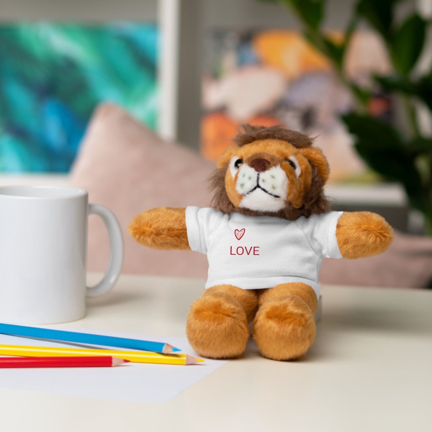 Goat Love Stuffed Animals with Tee
