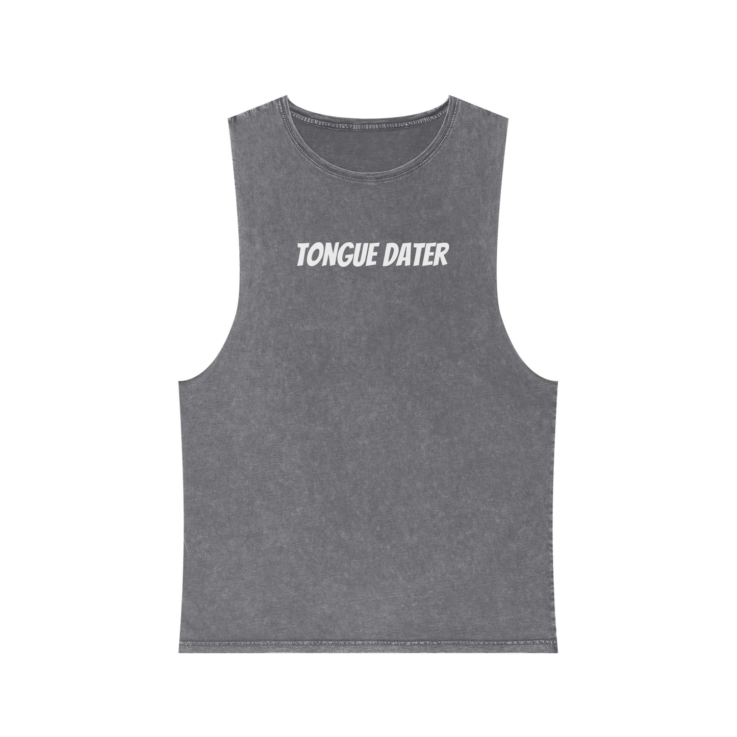 Unisex Stonewash Date  Tank Top