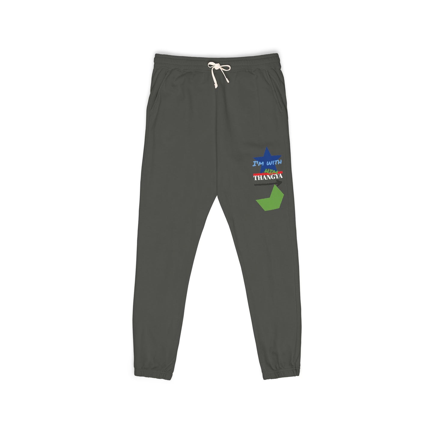 Thangya Sweatpants with Fun Italian Design, Cozy Lounge Pants for Relaxing, Great Gift for Holidays,