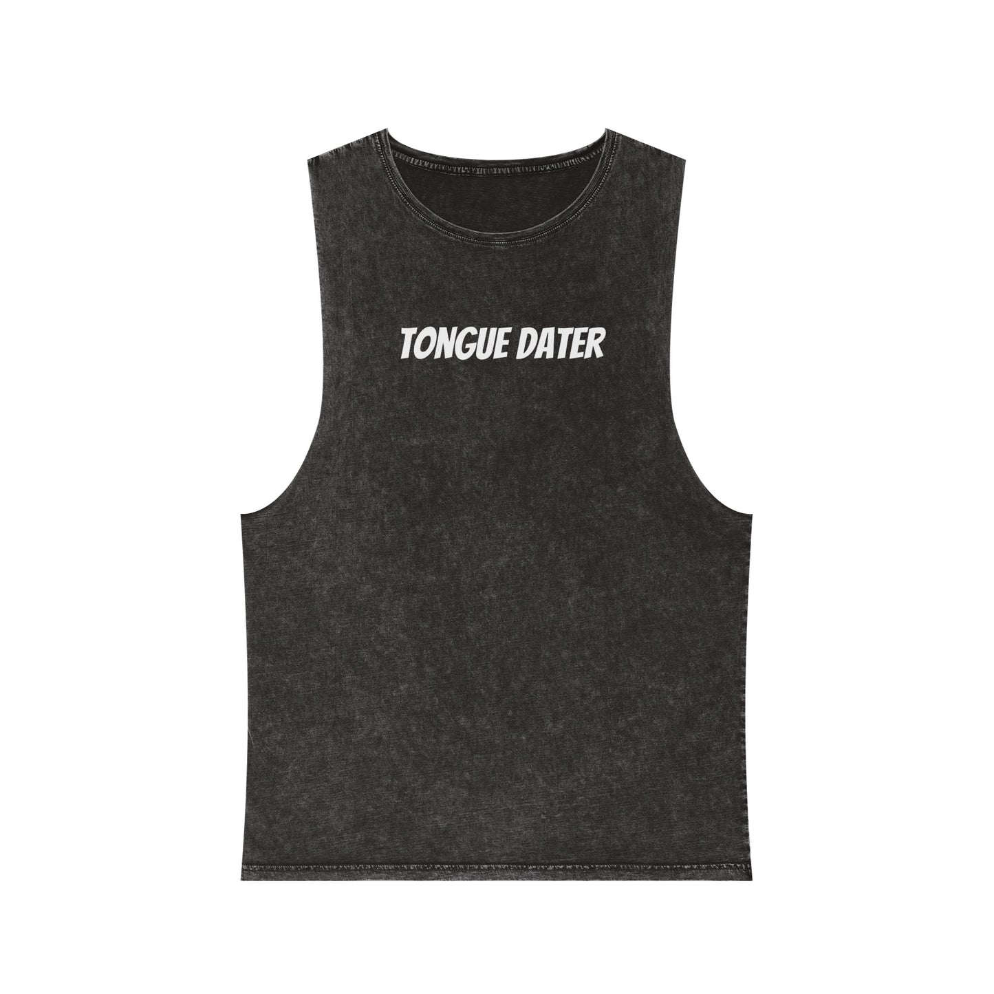 Unisex Stonewash Date  Tank Top