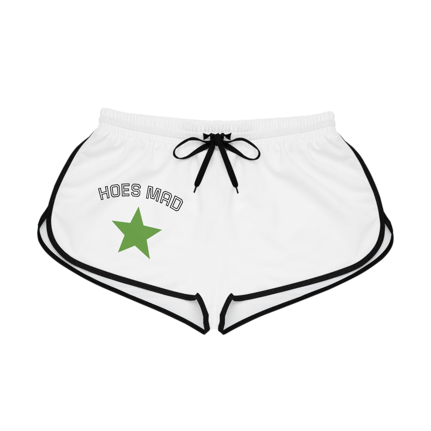 Trendy Women's Relaxed HM Shorts with Fun 'Hoes Mad' Design, Casual Summer Wear, Lounge Essentials, Beach Shorts, Gift for Friends