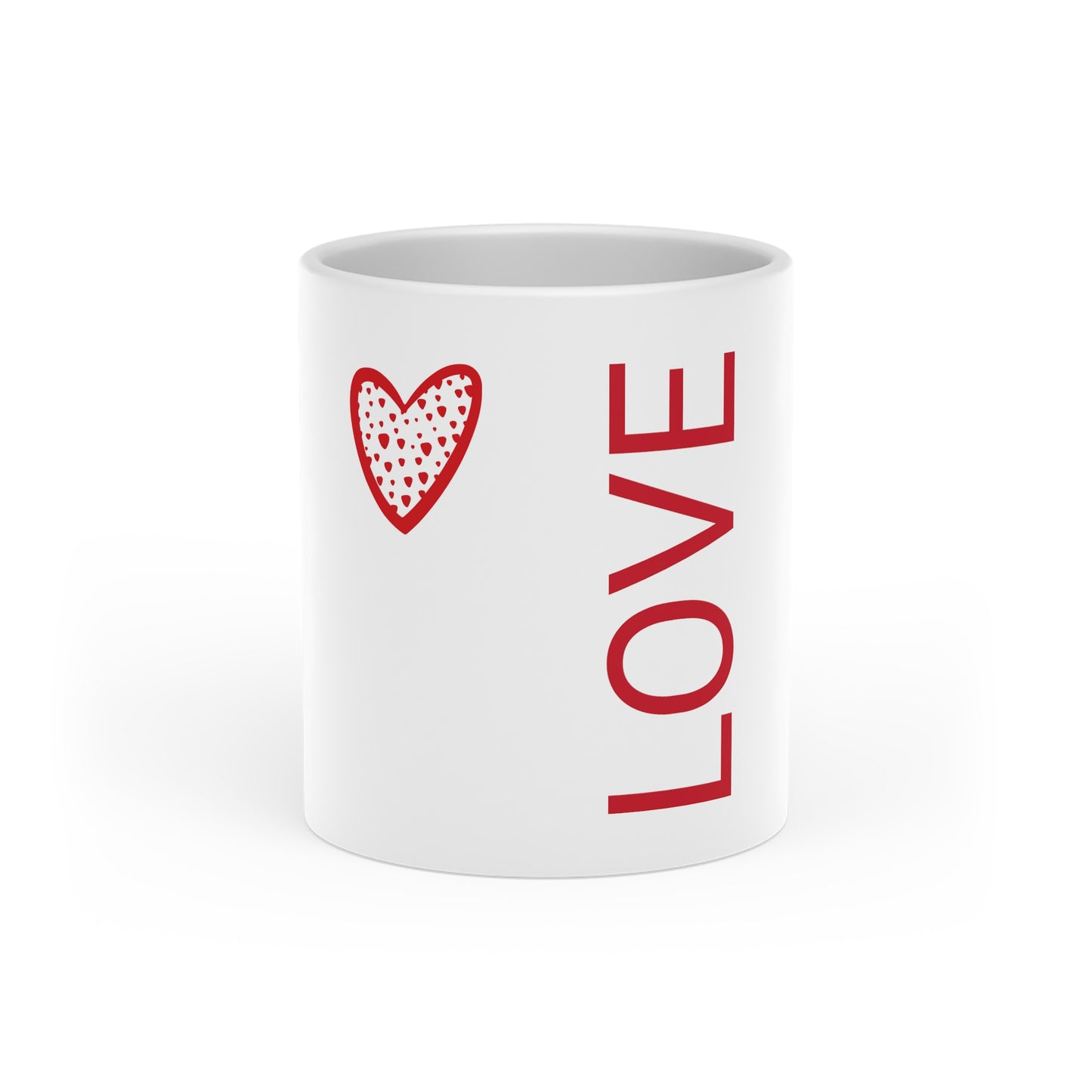 Goat Love Heart-Shaped Mug