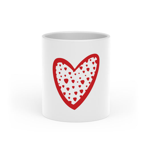Goat Love Heart-Shaped Mug