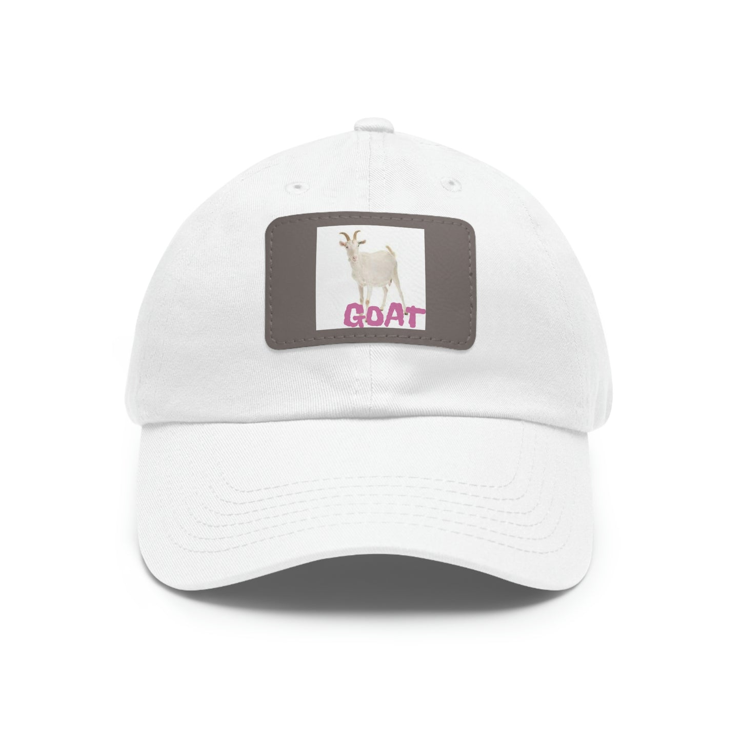 Goat  Hat with Leather Patch