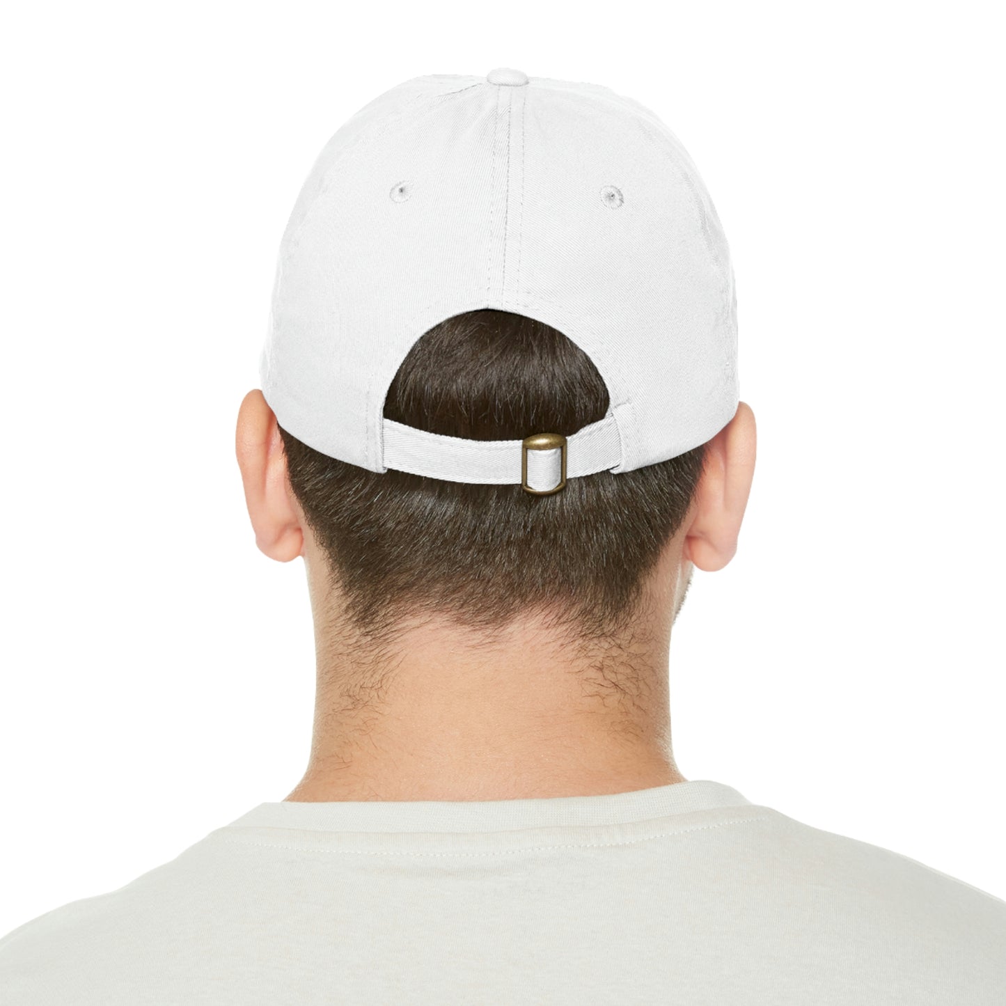 Goat  Hat with Leather Patch