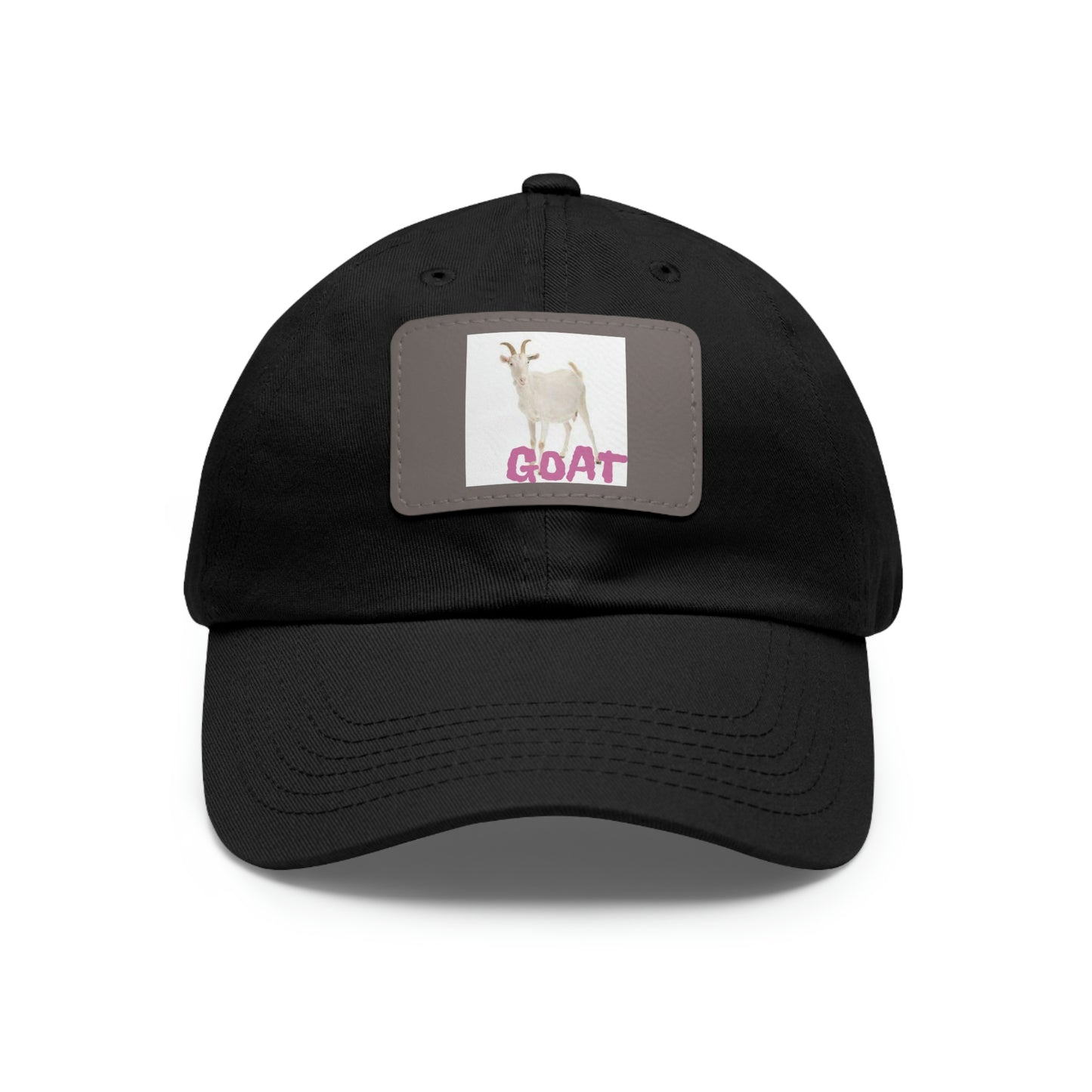 Goat  Hat with Leather Patch