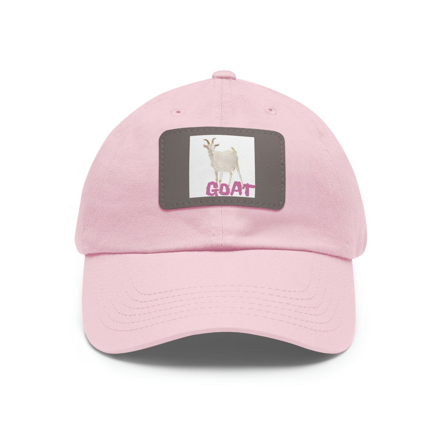 Goat  Hat with Leather Patch